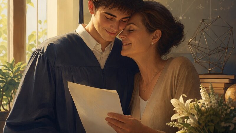 Lettera a mio figlio per la laurea in matematica