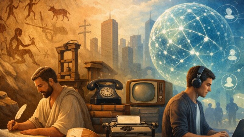 L’evoluzione della comunicazione: dalle origini a Internet tra Bauman e Pirandello