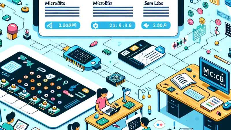Lezione di teoria sui microbit con esempi: circa 20 minuti