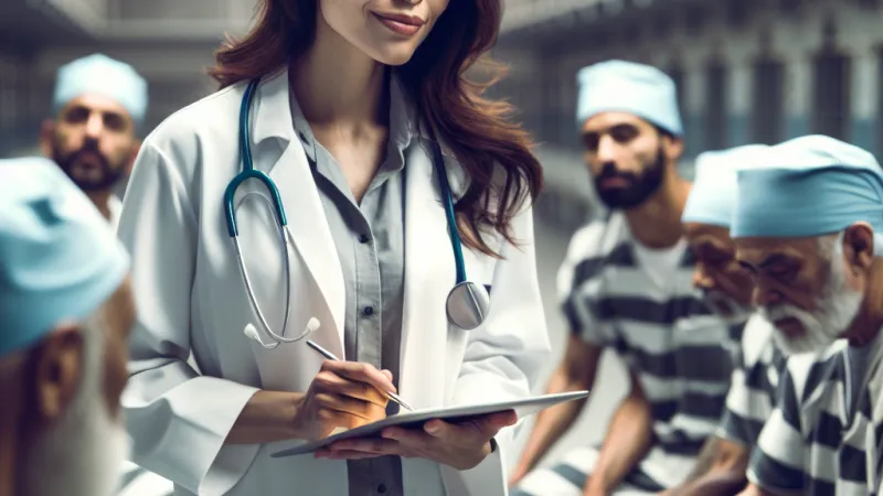 Libera dietro le sbarre: Una dottoressa lavora presso un istituto penitenziario, sensazioni e rapporto con colleghi e detenuti