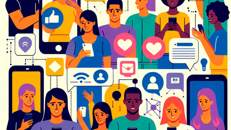 L'impatto dei social media sulle relazioni interpersonali.