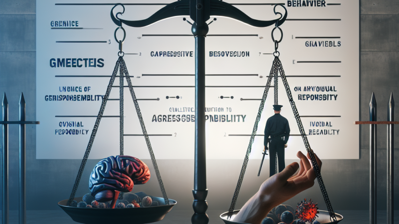 L'impatto delle neuroscienze sul diritto penale: genetica, ambiente e predisposizione al comportamento violento.