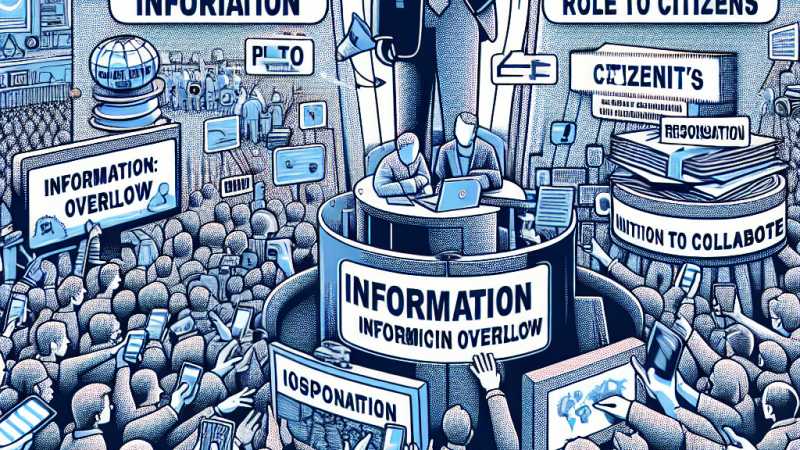 L'informazione: il pilastro della cittadinanza attiva nell'era digitale. Sviluppo dei punti: 1. La sfida dell'eccesso di informazioni 2. La responsabilità dei media 3. Il ruolo dei cittadini 4. Un invito alla collaborazione