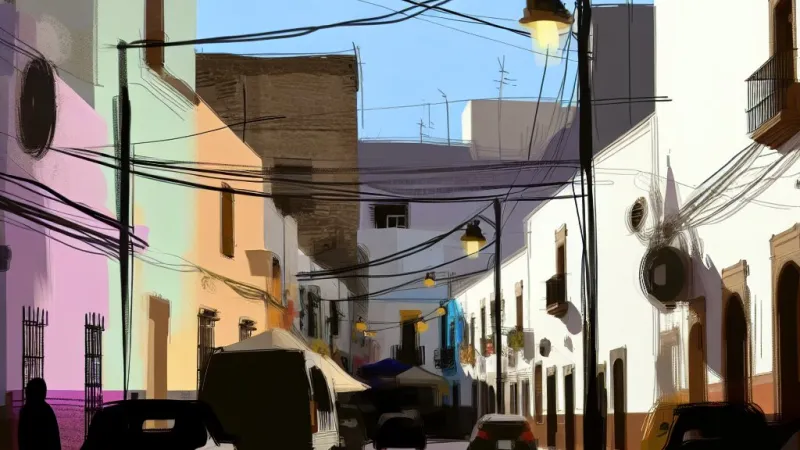 L'ingresso in autobus all'alba nella città di Culiacán: Prime impressioni, vicoli, piazze e la forte sensazione di pericolo