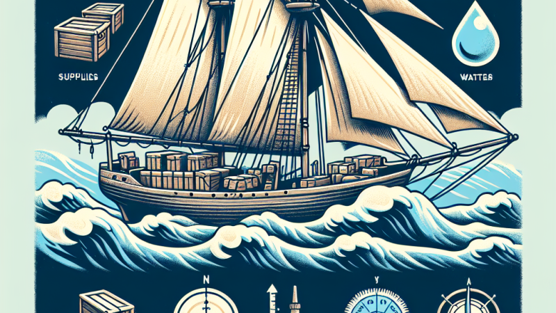 Logistica del viaggio in barca a vela