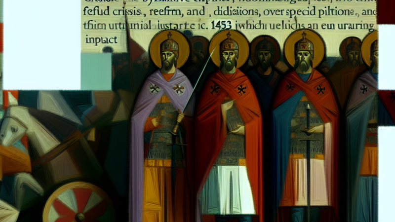 Mappa concettuale sull’Impero Romano d’Oriente: storia e eredità culturale