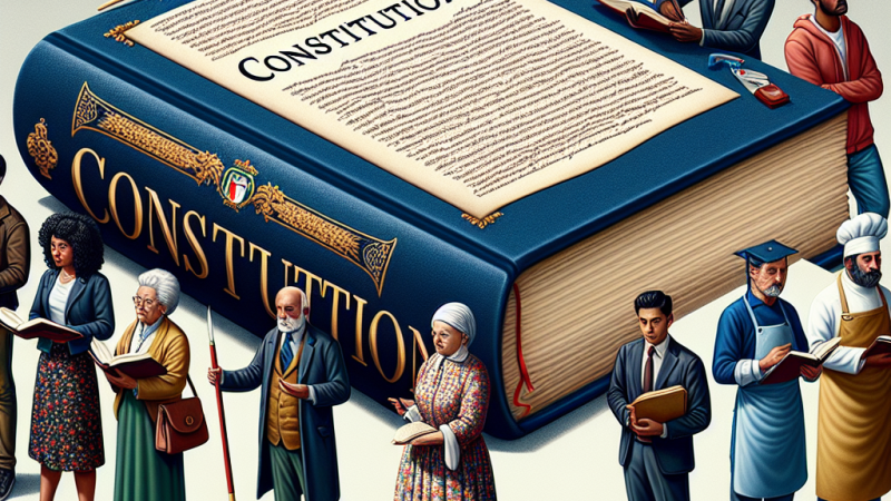 Necessità di una cultura costituzionale: Riflessioni sul significato di essere cittadini italiani