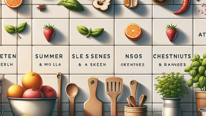 Ogni cucina emana tanti odori in base alla stagione. Quali odori preferisci e perché?Cosa ti ricordano? Quali, invece, ti infastidiscono e perché?