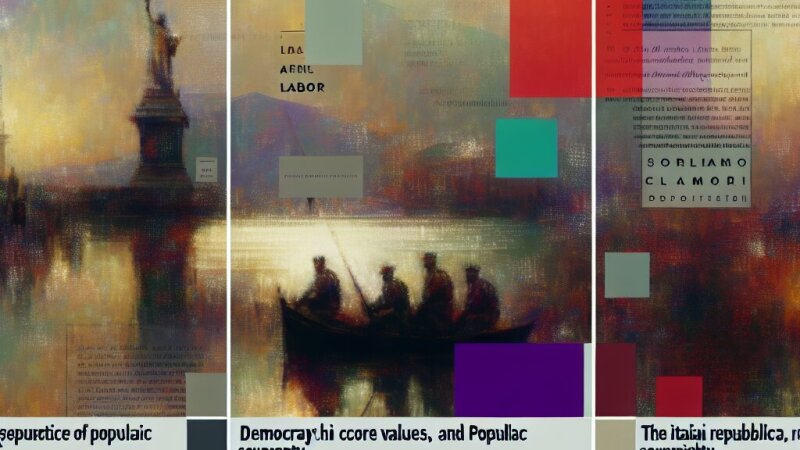 Opinione sul primo articolo della Costituzione