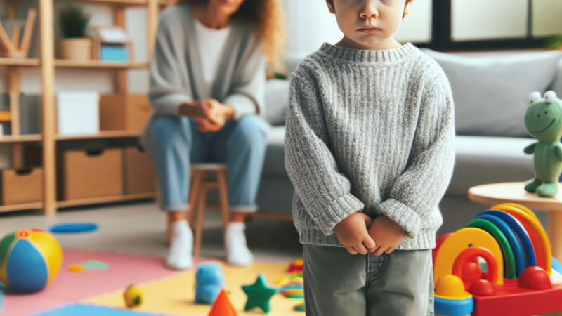 Osservazione di un bambino inibito in una seduta di pratica psicomotoria