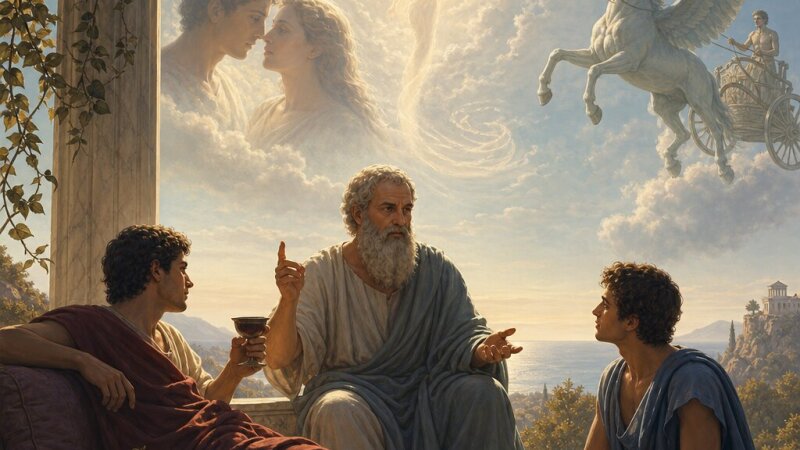 Platone: amore, anima e conoscenza in Simposio, Fedone e Fedro