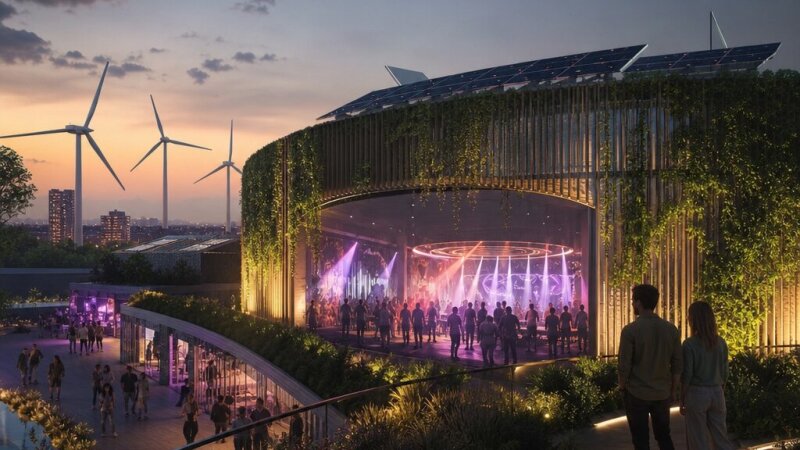 Progettare una discoteca sostenibile nella periferia di una grande città: Strategie...