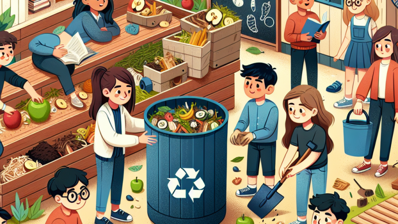 Progetto per un laboratorio di cittadinanza attiva sulla tematica del compostaggio utilizzando scarti alimentari e vegetali: Coinvolgimento di ragazzi delle scuole elementari attraverso un istituto scolastico