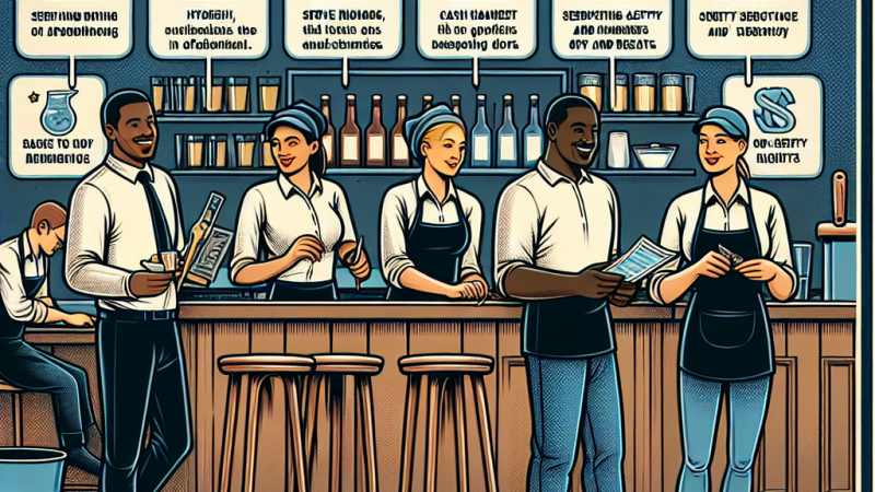 Regolamento per i dipendenti del bar.