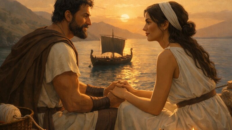 Relazione corretta: Dopo aver letto il libro di Luigi Malerba, 'Itaca per sempre', in classe abbiamo discusso le ragioni di Ulisse e quelle di Penelope nel rapportarsi con il marito/moglie dopo tanti anni di lontananza.