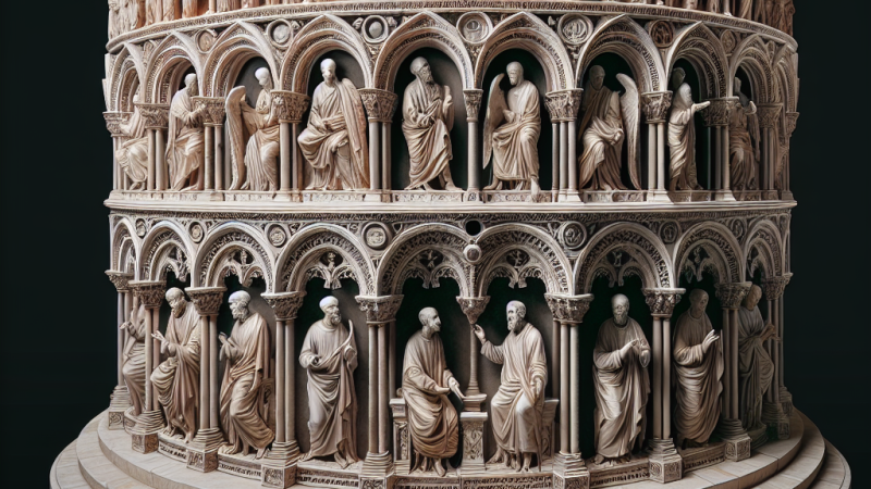 Relazione sul pulpito di Pisa di Nicola Pisano e confronto con altre opere dello stesso scultore