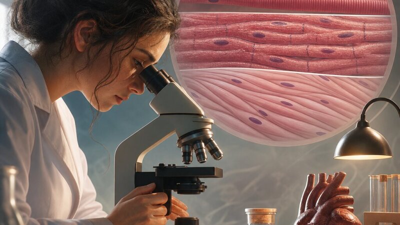 Relazione sull’osservazione al microscopio del tessuto muscolare