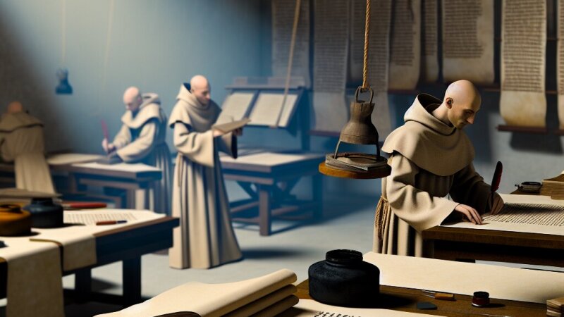 Riassunto del brano 'Lo scriptorium' di Umberto Eco