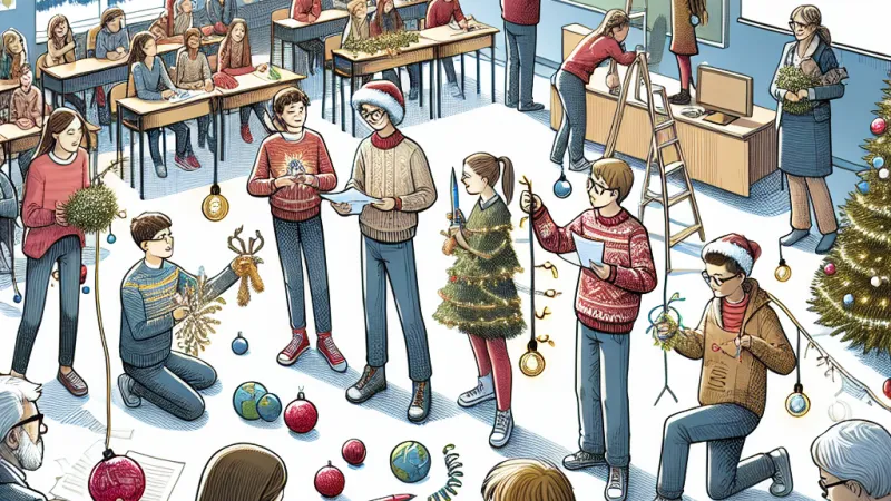 Richiesta di addobbare la classe per Natale durante l'assemblea