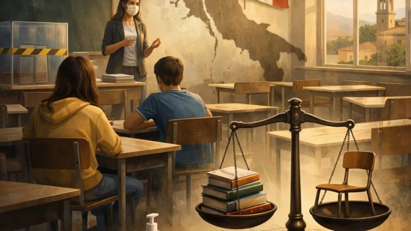 Rientro a scuola post-pandemia: motivazioni del 60% di presenza in classe