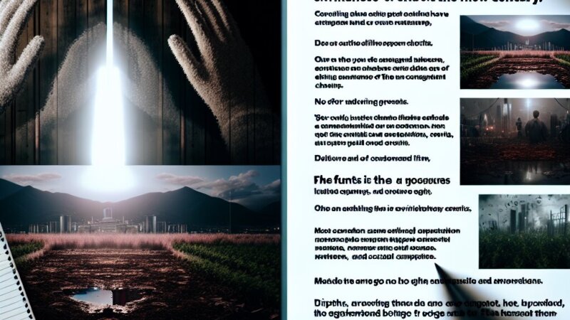 Riflessione in prima persona su paura e disgusto per le brutture del nuovo secolo