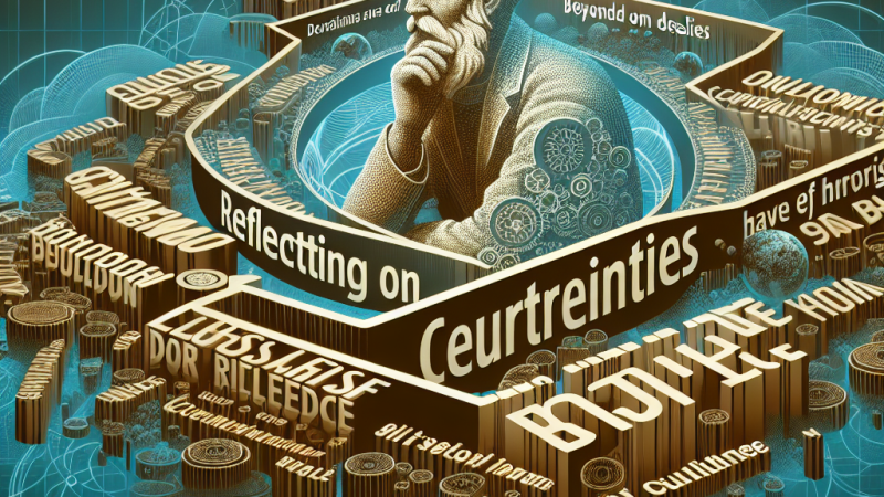 Riflettendo sulle certezze: oltre i confini delle convinzioni