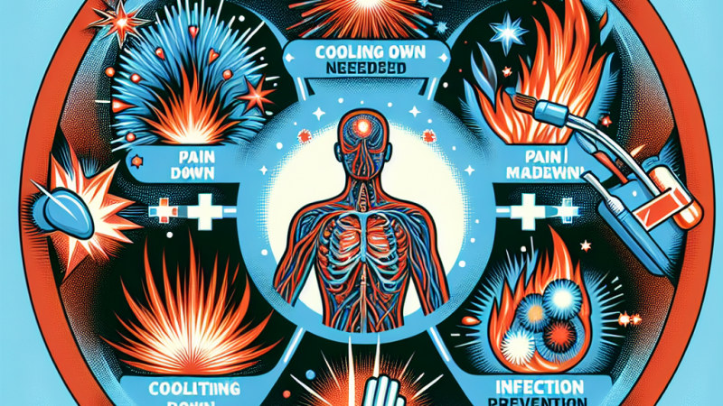 Rimedi immediati per le scottature da fuochi d'artificio