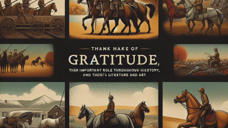 Ringrazio il mio cavallo