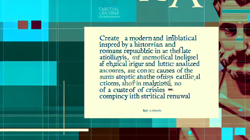 Sallustio: analisi del pensiero e dell'impegno politico nella Repubblica romana