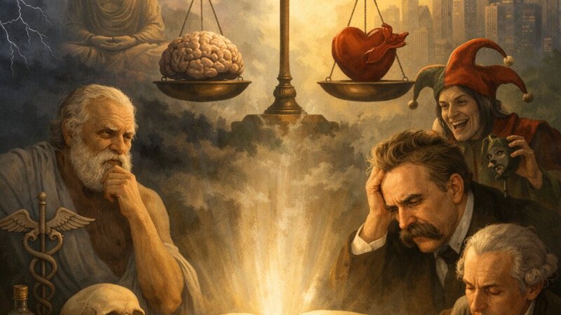 Salute e malattia, saggezza e follia: Riflessioni sui filosofi della storia del pensiero...