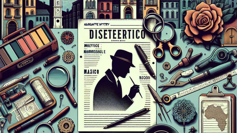 Scrivere un tema narrativo di genere giallo