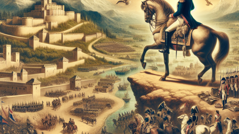 Scrivi un testo storico che rappresenti in pieno la grande astuzia e gli schemi militari e politici del fantastico Napoleone Bonaparte