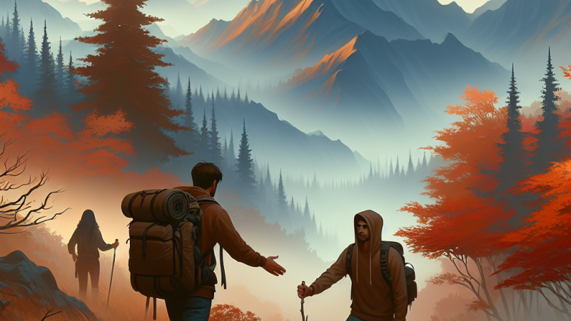 Sei il protagonista e ti sei perso durante una passeggiata in montagna.