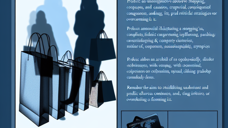 Shopping compulsivo: cause, conseguenze e come superarlo