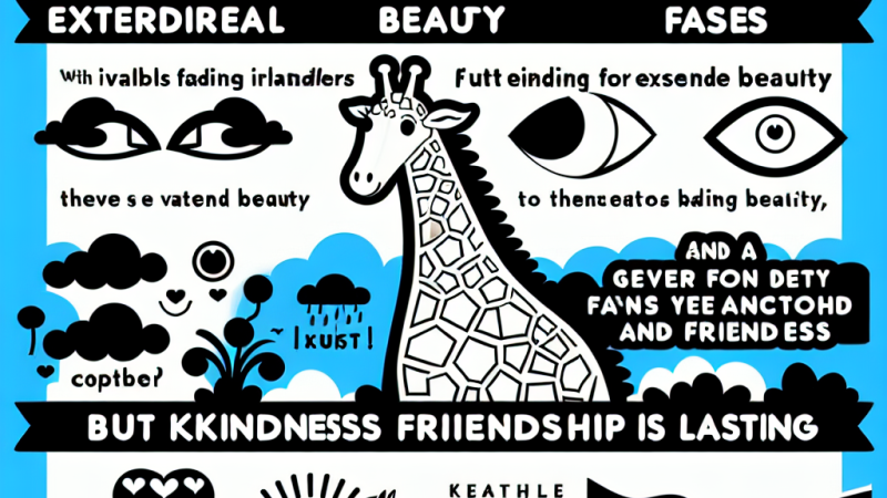 Sintesi della favola della giraffa vanitosa