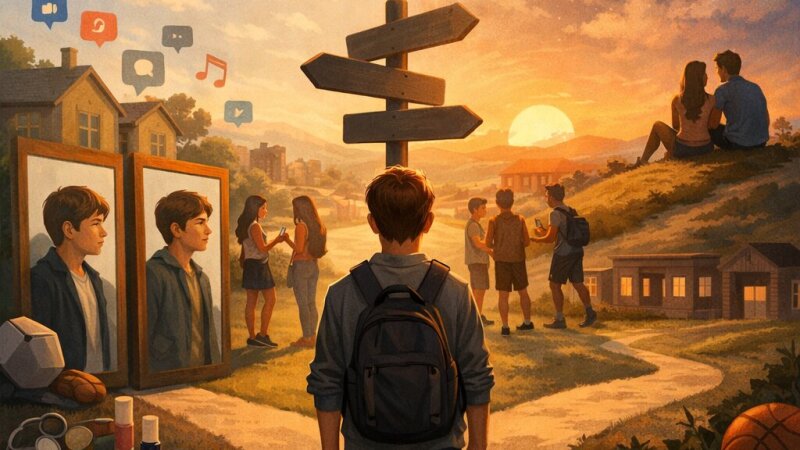 Sono nel pieno dell'adolescenza: Svolgimento di un tema