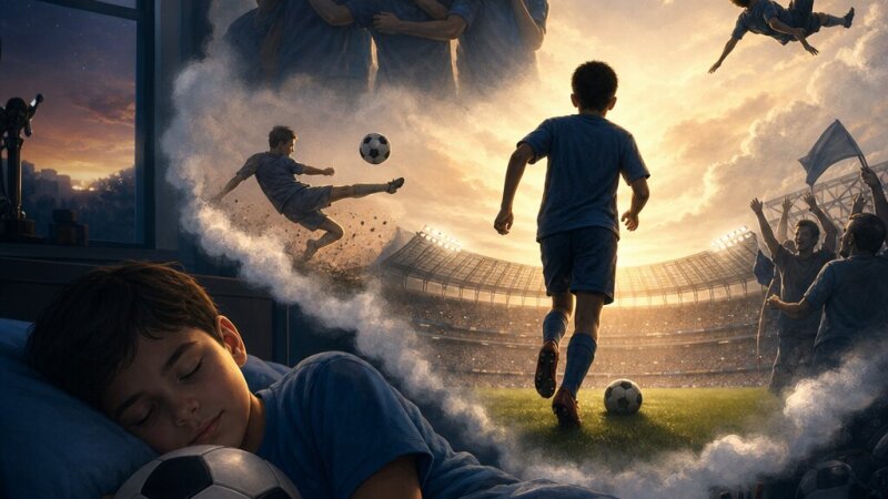 Spiega perché il tuo sogno è fare il calciatore e cosa ti piace di questo sport