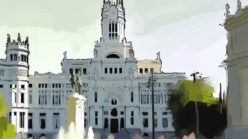 Storia, tradizioni e monumenti di Madrid: testo di 150 parole