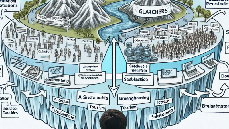 Struttura dell'hackathon: organizzazione dell'evento in diverse fasi, dalle presentazioni educative sui ghiacciai e sul turismo sostenibile, a sessioni di brainstorming per lo sviluppo di idee.