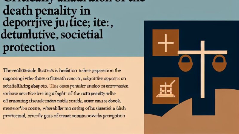Tema argomentativo a favore della pena di morte: una riflessione critica