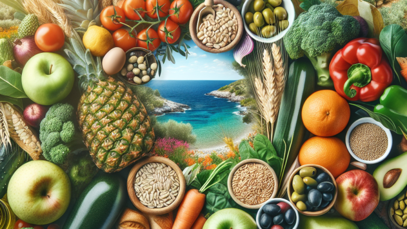 Tema e ricerca sulla dieta mediterranea