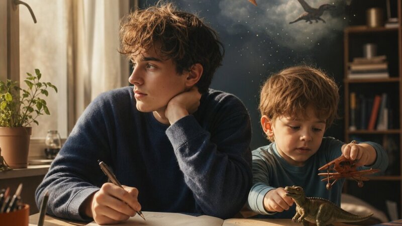 Tema soggettivo su mio fratello di 4 anni