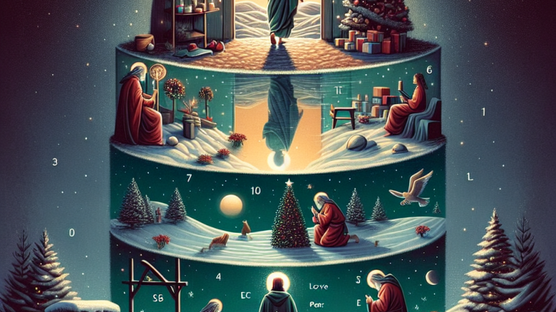 Tema sul Natale: riflessione su come il Natale sia un momento per pensare ai propri pregi, difetti e desideri. Prima parte: il significato tradizionale del Natale. Seconda parte: la riflessione personale. Terza parte: esempi di riflessione nel quotidiano.