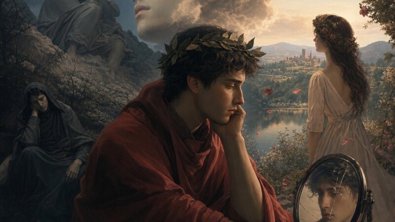 Temi moderni in Petrarca: Accidia, Io, Senso di Vergogna, Dissidio Interiore, Amore e Autoreferenzialità con Riferimenti ai Sonetti