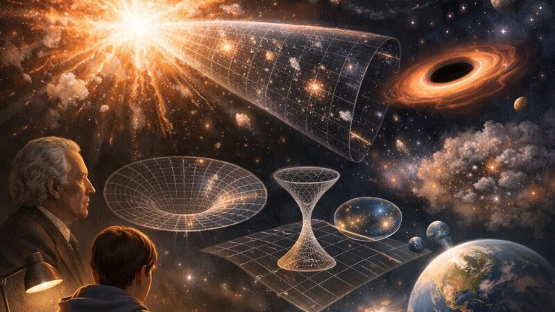 Tesina sull'universo: come è fatto, come si è formato e le diverse teorie