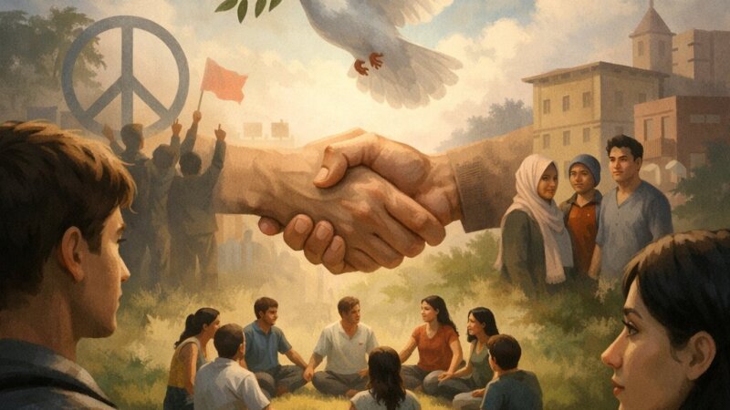 Testo argomentativo con tesi, antitesi e conclusione sul tema dell’uomo come parte di...