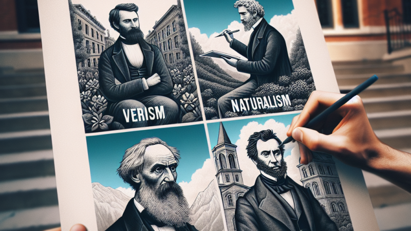 Testo argomentativo su verismo, naturalismo, realismo e positivismo.