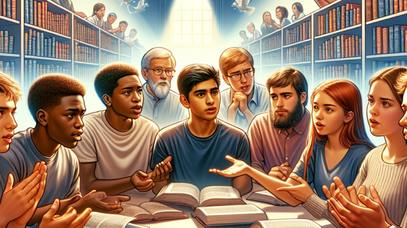 Testo argomentativo sulla religione per adolescenti: tesi e antitesi.