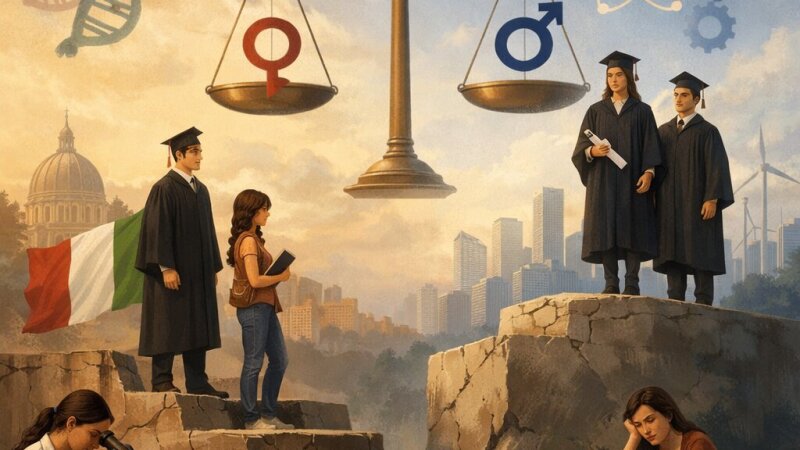 Tipologia di laureati in Italia: più donne che uomini, ma con percentuali di laurea più basse rispetto alla media UE