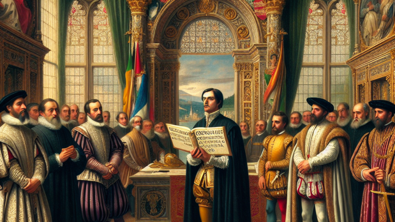 Torquato Tasso e la dedica al suo mecenate duca Alfonso II d'Este nella "Gerusalemme Liberata".